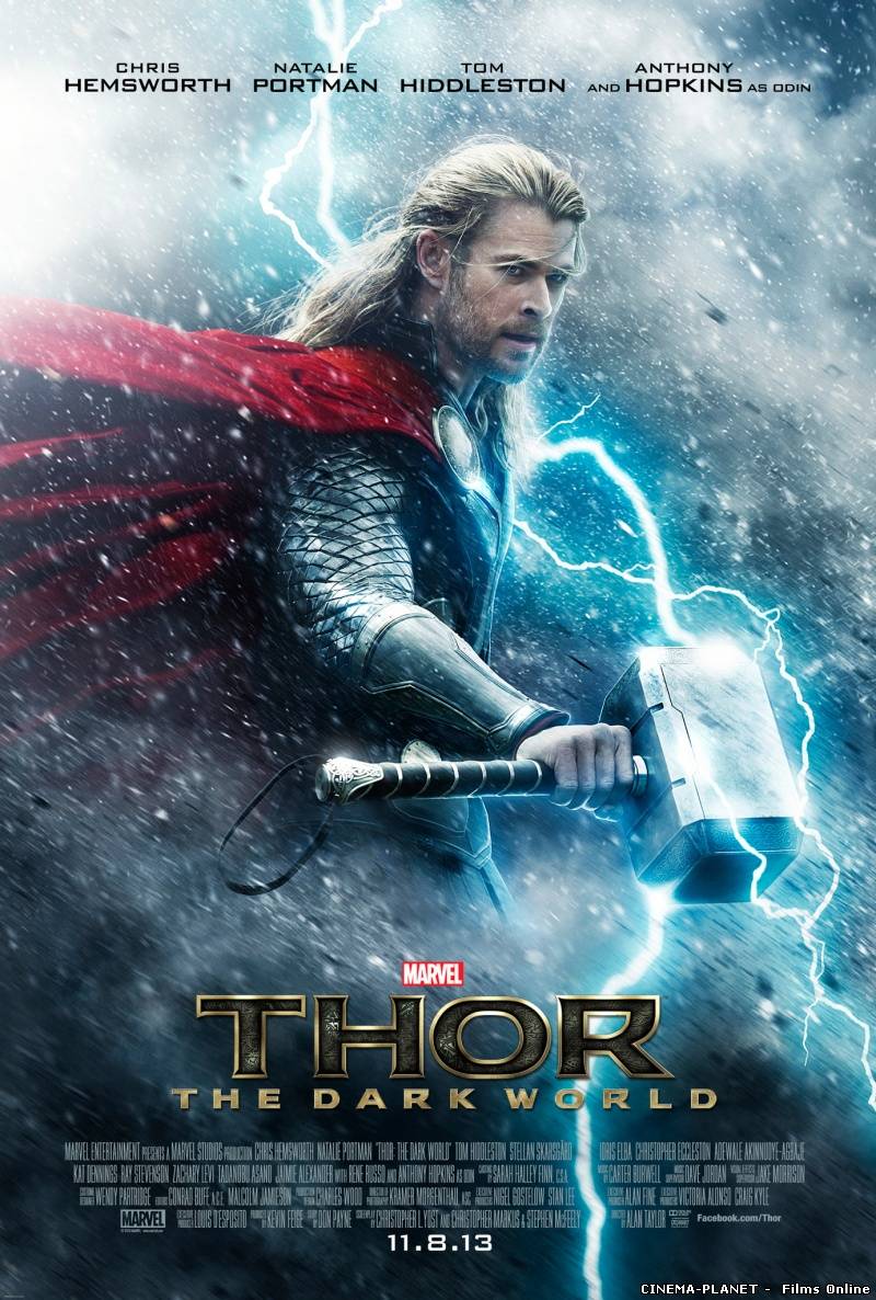 Тор 2: Царство темряви / Thor 2: The Dark World (2013) онлайн без реєстрації